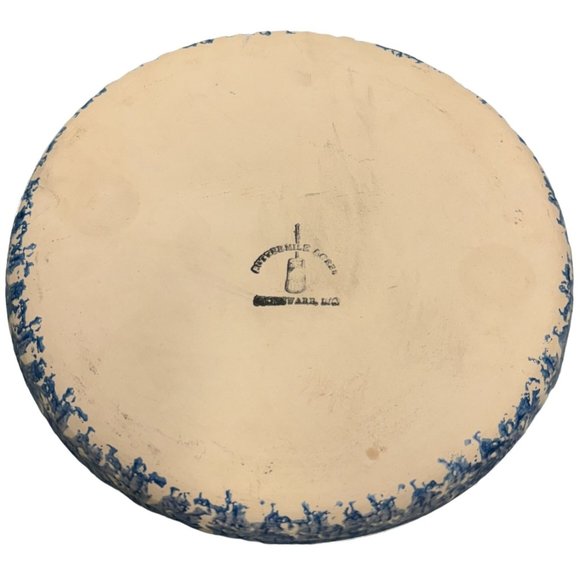 Buttermilk Acres Stoneware Blue Noahs Ark Pottery Plate 9 1/2" Signed Rare - Picture 3 of 9